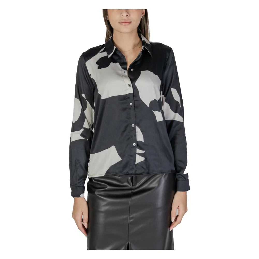 Only Elegante V-Hals Lange Mouw Shirt Multicolor Dames