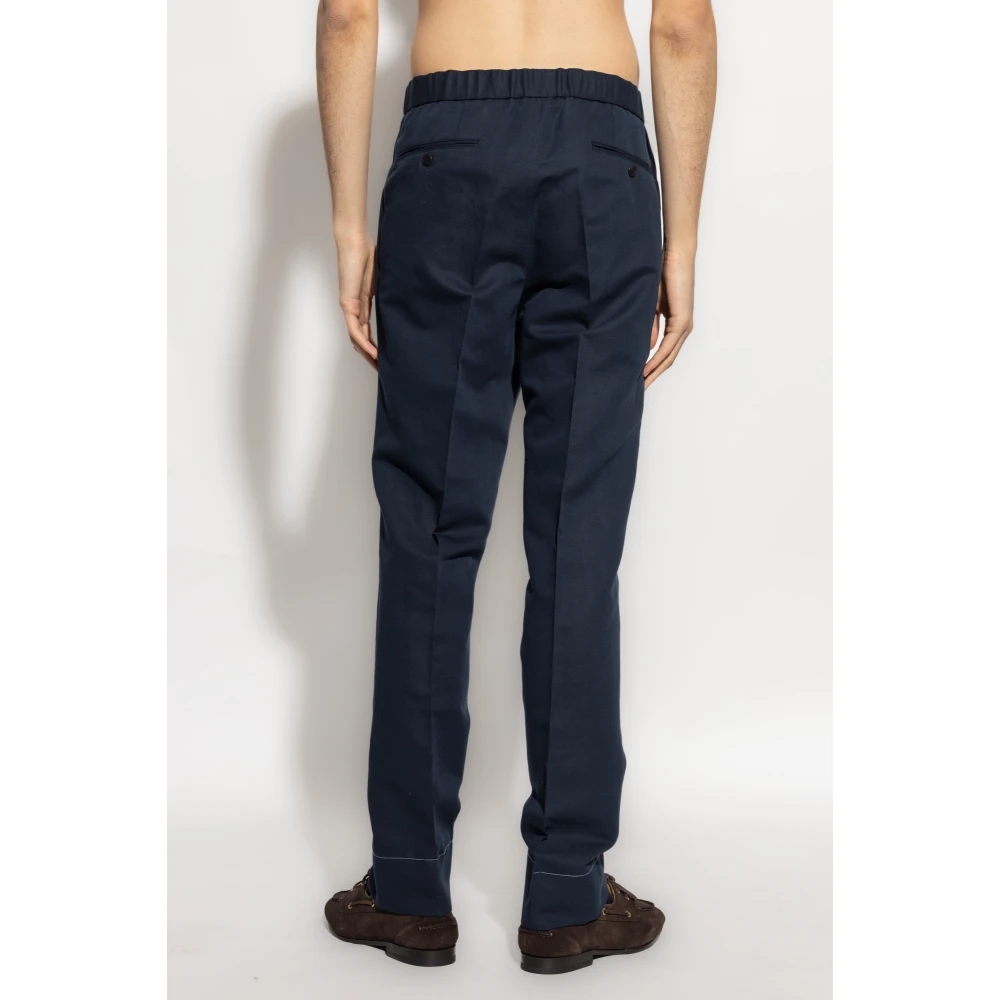 Brioni Geplooide broek Blue Heren