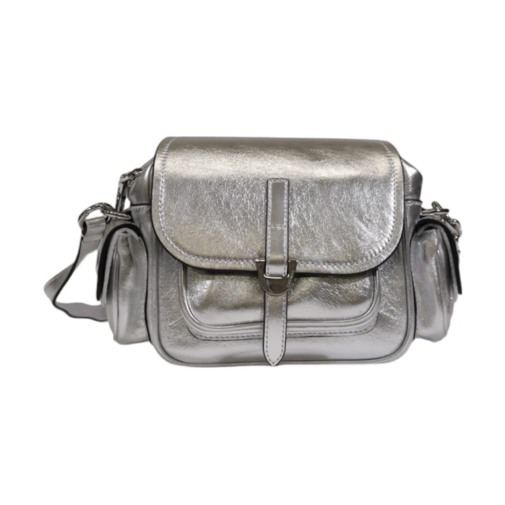 Coccinelle Leren Dames Tas Herfst Winter Collectie Gray Dames