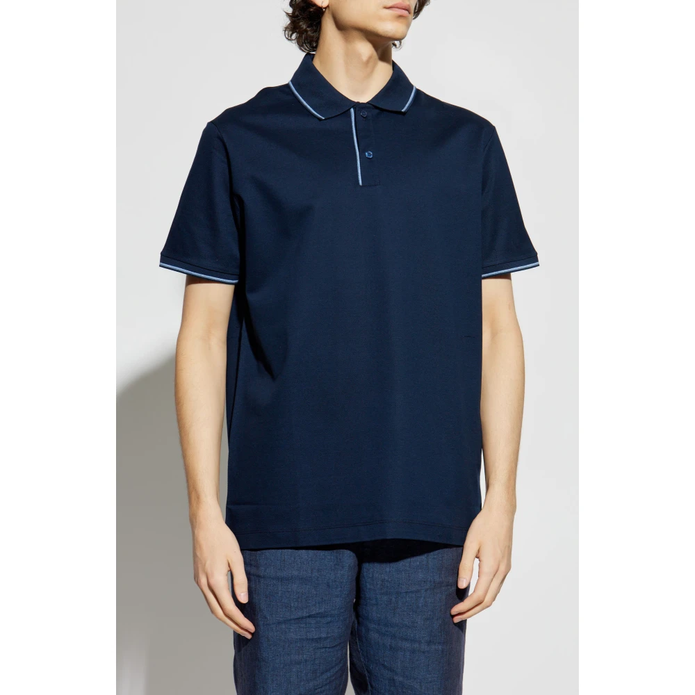 PAUL & SHARK Katoenen polo Blue Heren