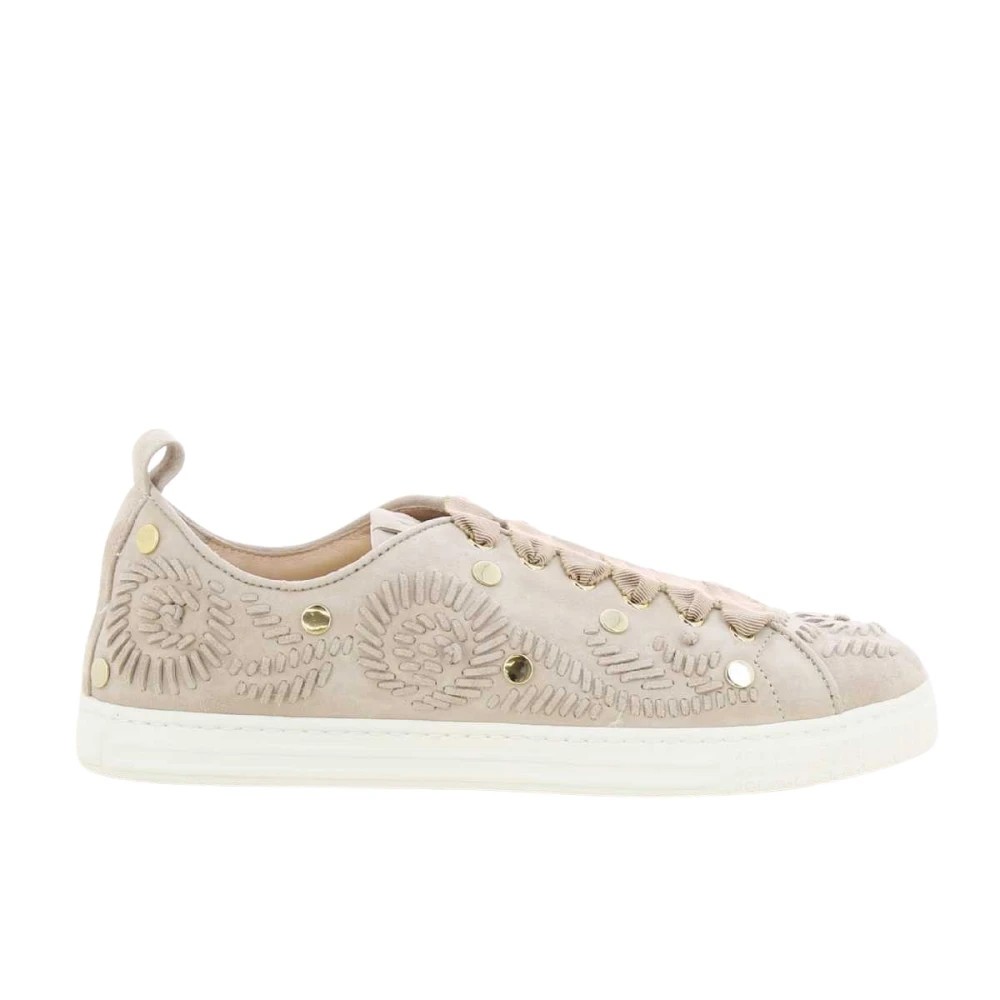 AGL Nicole Embroidery Dames Schoenen Beige