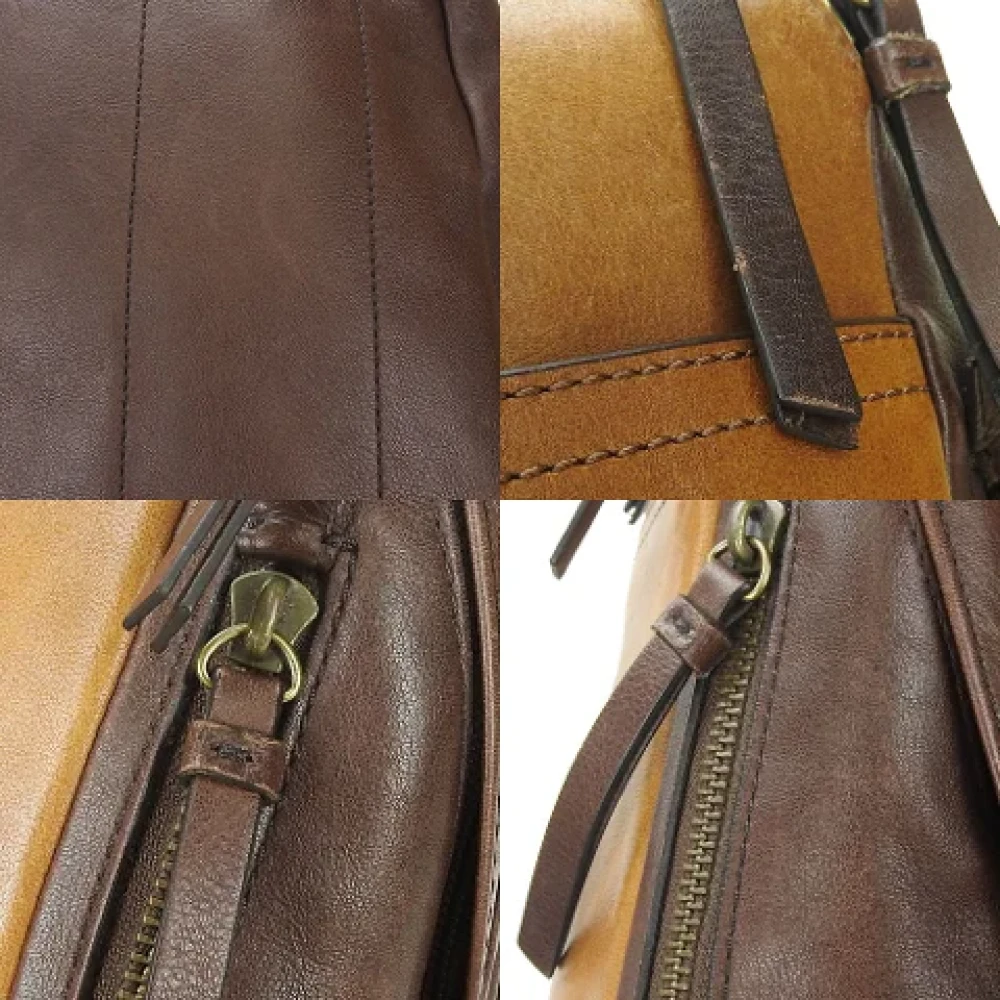 Coach Pre-owned Leather shoulder-bags Brown Dames