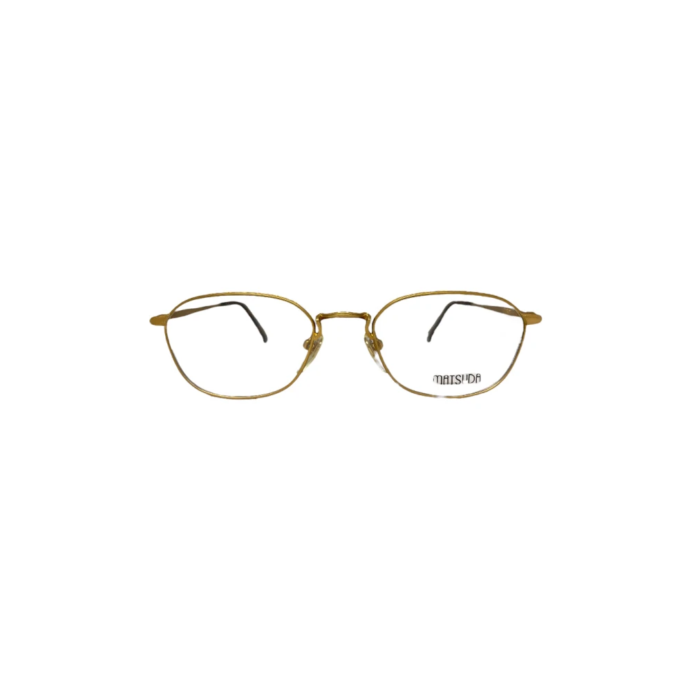 Matsuda Stijlvolle Bril met Functionaliteit Yellow Unisex