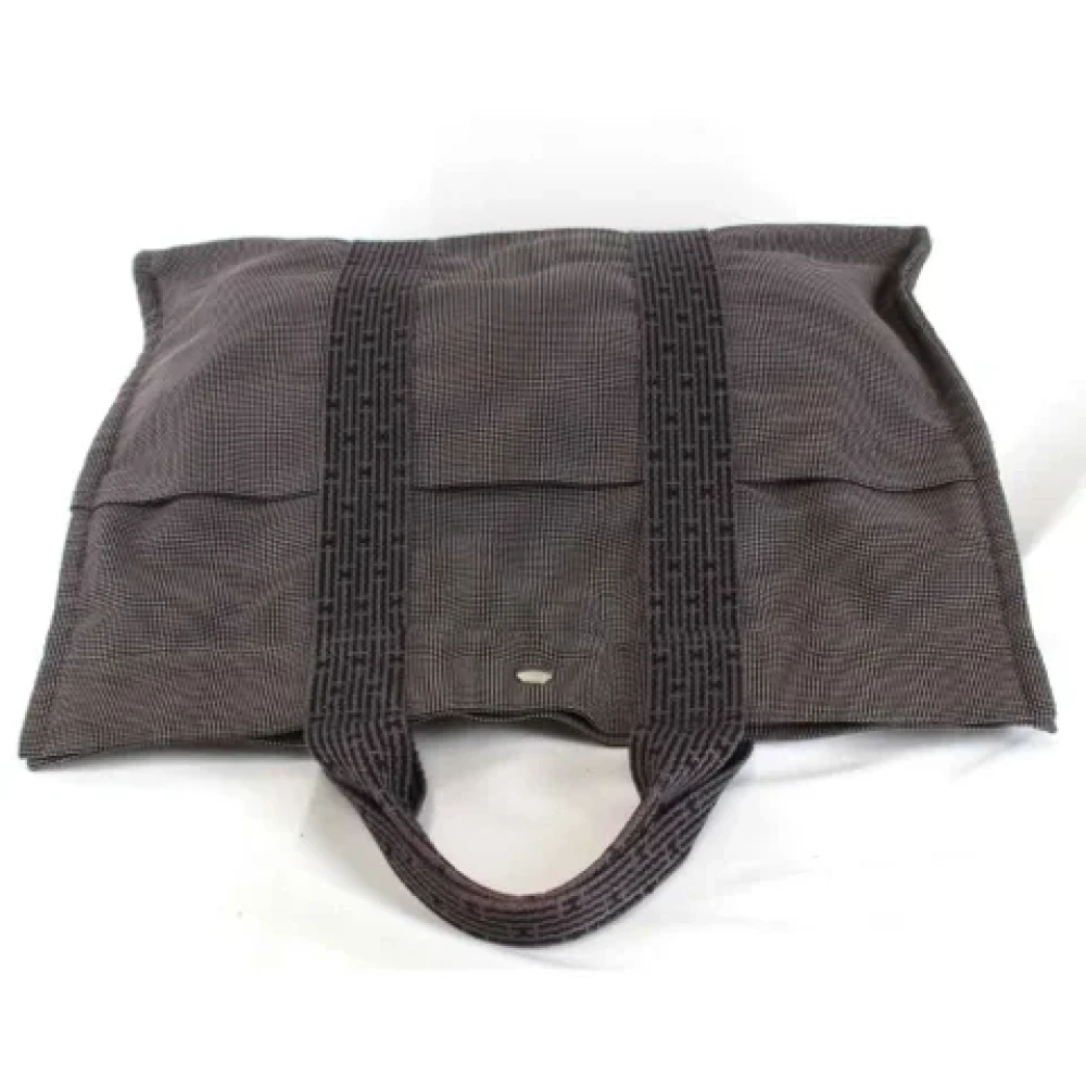 Hermès Vintage Pre-owned Canvas totes Black Dames