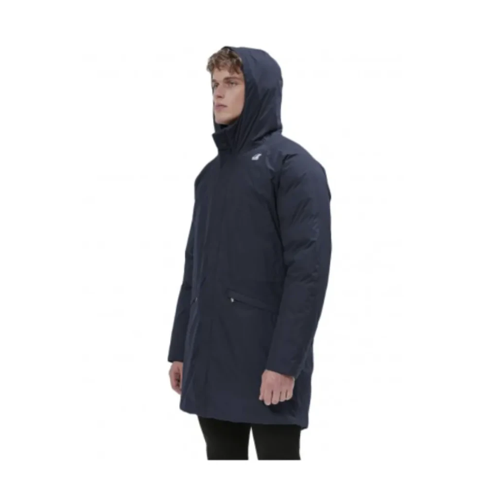 K-way Blauwe Ganzendons Parka Blue Heren