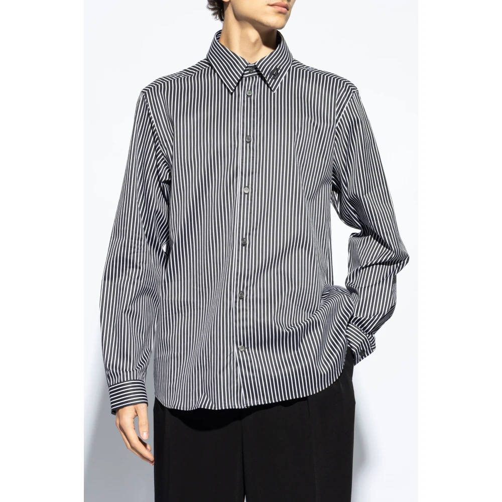 Diesel Shirt `S-Turner-Stripe-D` Black Heren