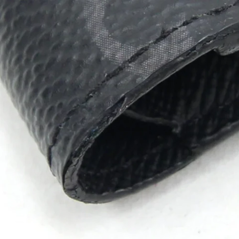 Louis Vuitton Vintage Pre-owned Fabric wallets Black Heren