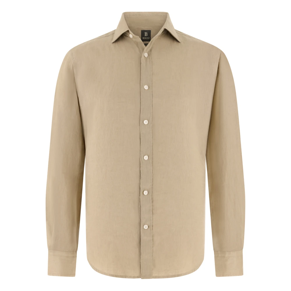 Boggi Milano Hombre Beige Camisas, Talla: M