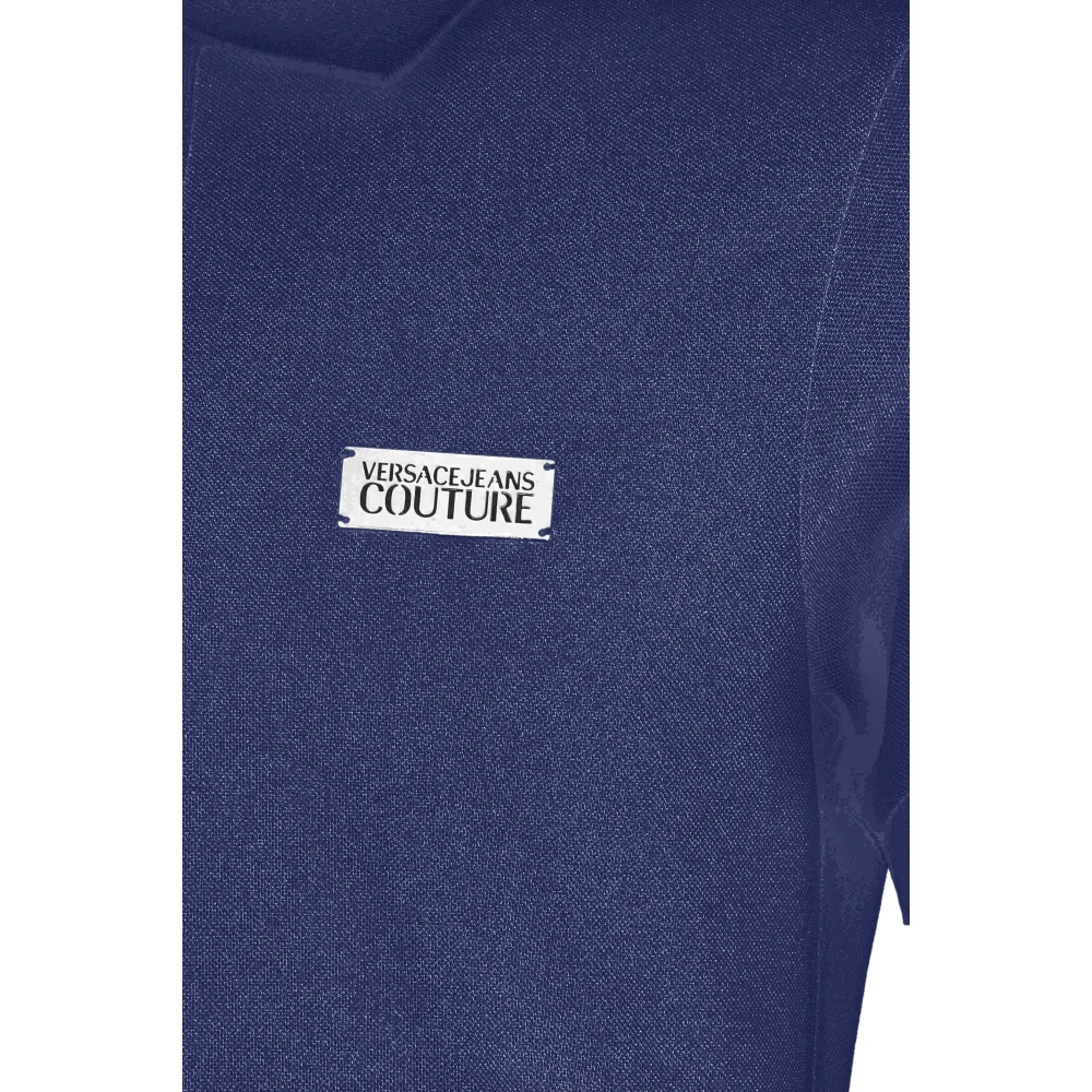Versace Jeans Couture T-shirts en Polos Blue Heren