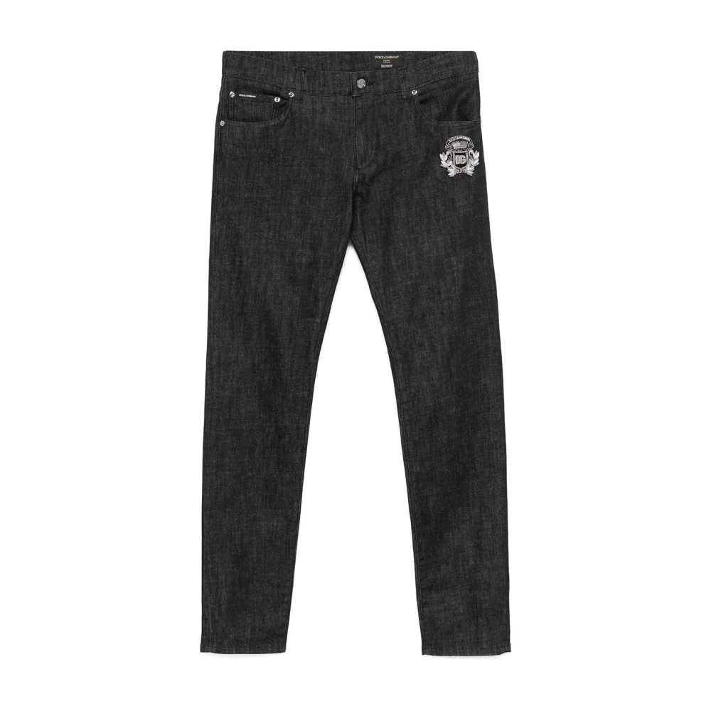 Dolce & Gabbana Uomo Blu Jeans Denim Alla Moda