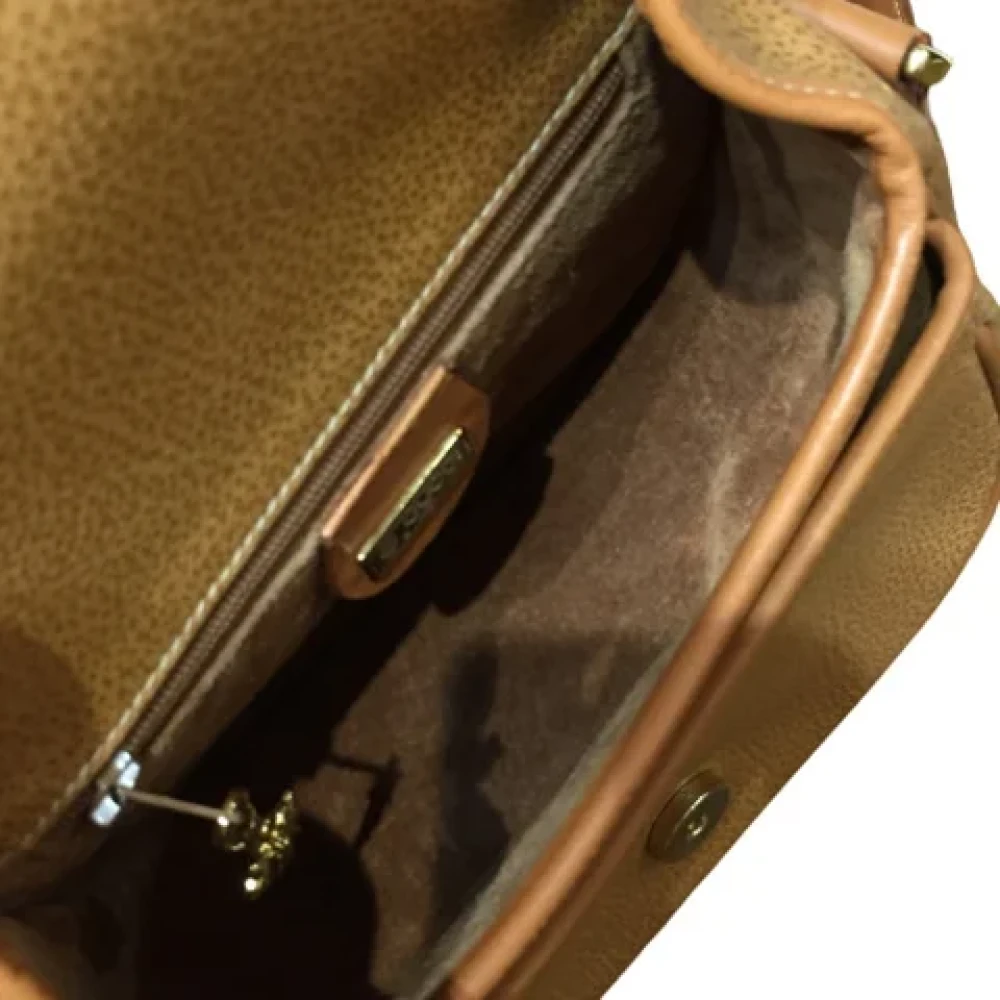 Gucci Vintage Pre-owned Leather shoulder-bags Beige Dames