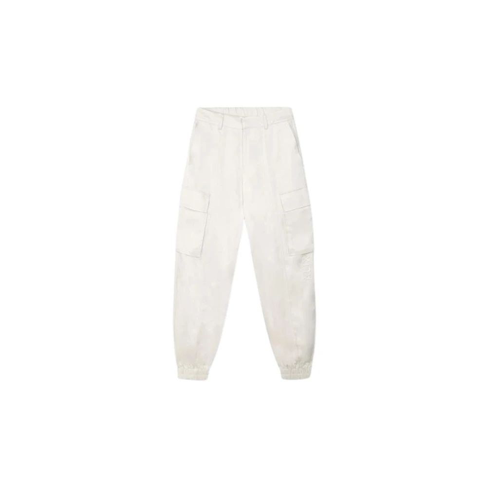 Alix The Label Stijlvolle Cargo Broek Beige Dames