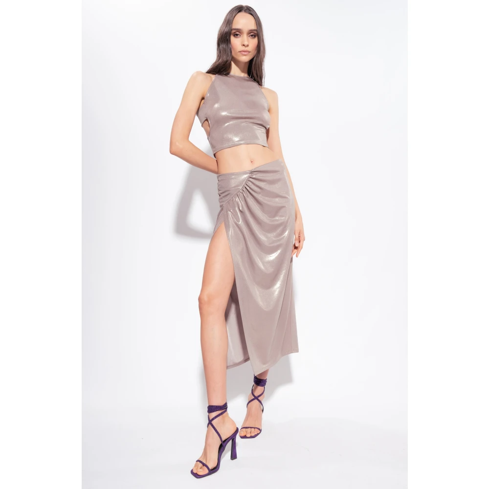 pinko Midi Skirts Beige Dames