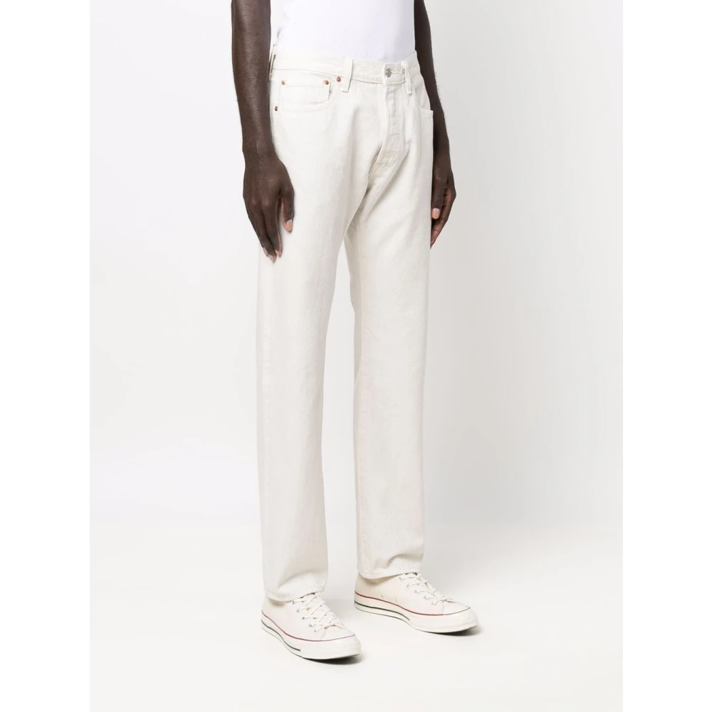 Levi's Jeans Wit White Heren
