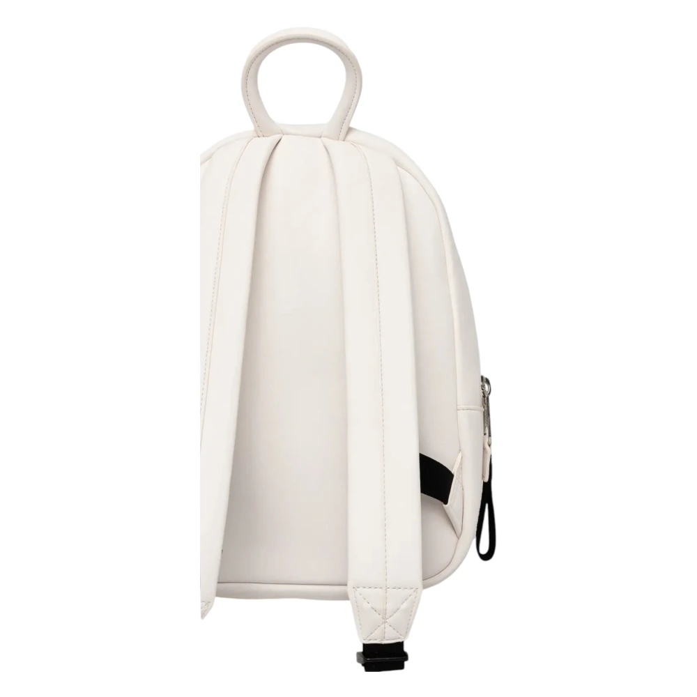 Tommy Jeans Witte Rugzak met Ritssluiting White Dames