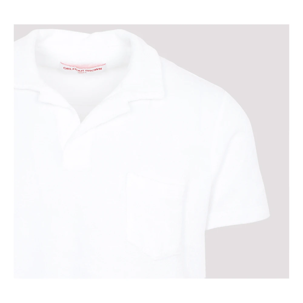 Orlebar Brown Witte Polo T-shirt White Heren