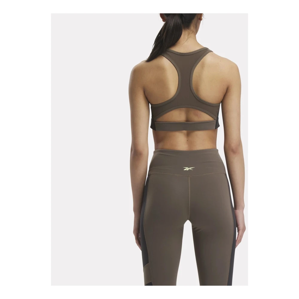 Reebok Racer Bra Luxe Stijl Beige Dames