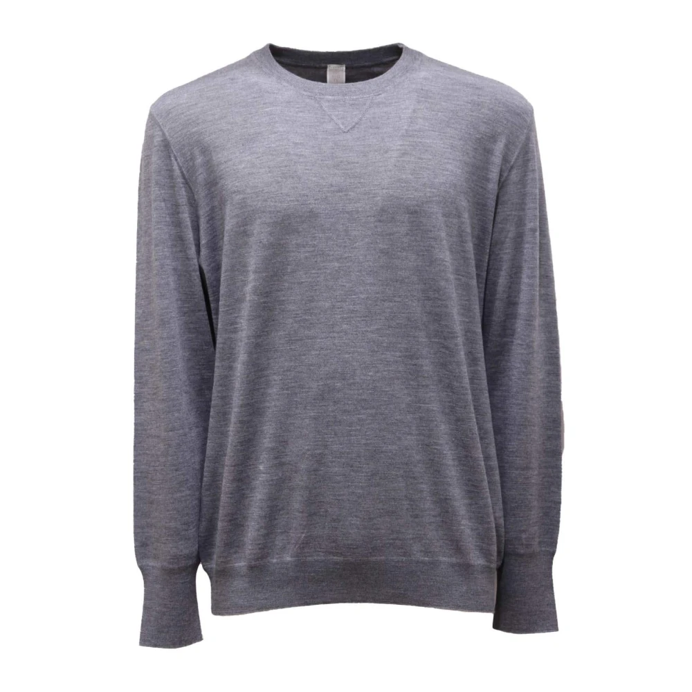 Eleventy Men's Gray Sweatshirts, Xl, Maglione Wool Jumper