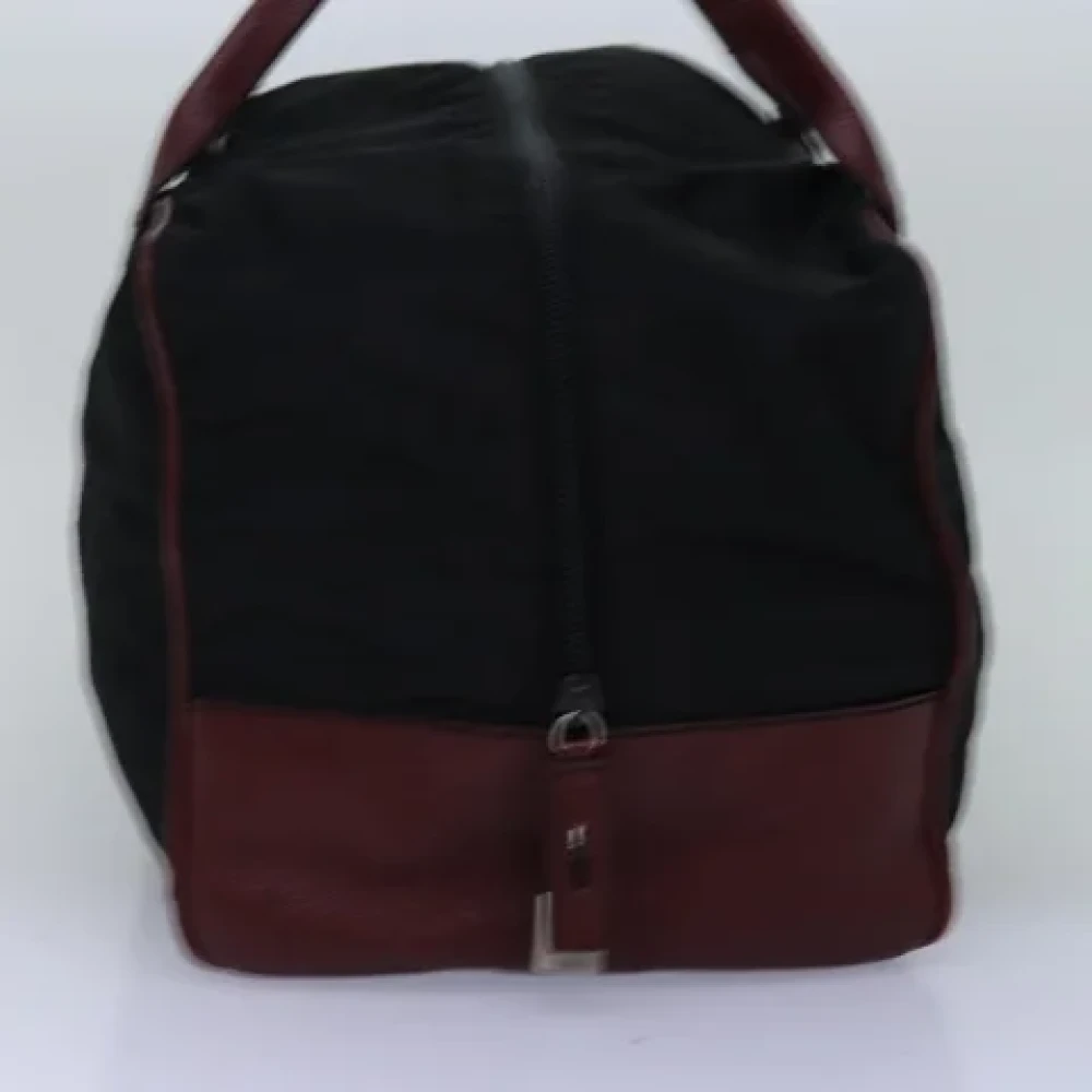 Prada Vintage Pre-owned Nylon travel-bags Black Dames