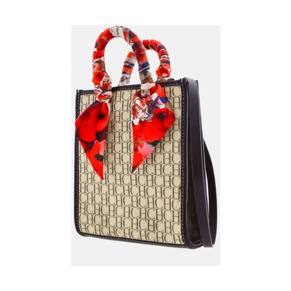 Carolina Herrera Stijlvolle Mini Shopping Tas Beige Dames