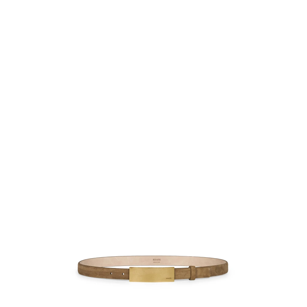Khaite Brown Belts - Female - Belts - 80 Cm - Accessories