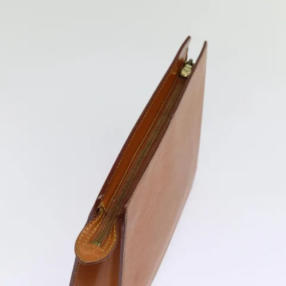 Louis Vuitton Vintage Pre-owned Leather clutches Brown Dames