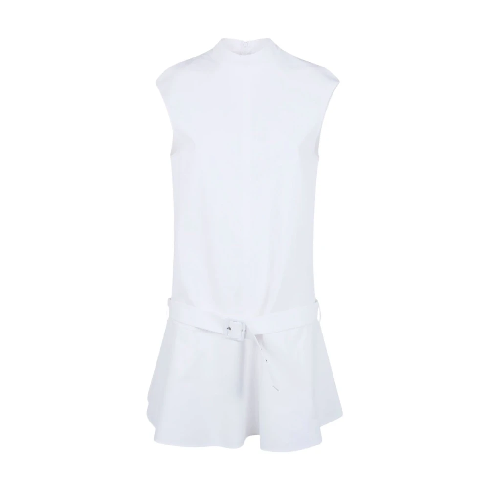 Semicouture Women's White Short Dresses, M, Rosemarie Short Dress