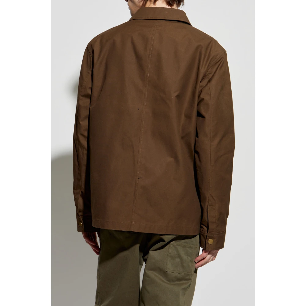 A.p.c. Lichte jas met zakken Green Heren