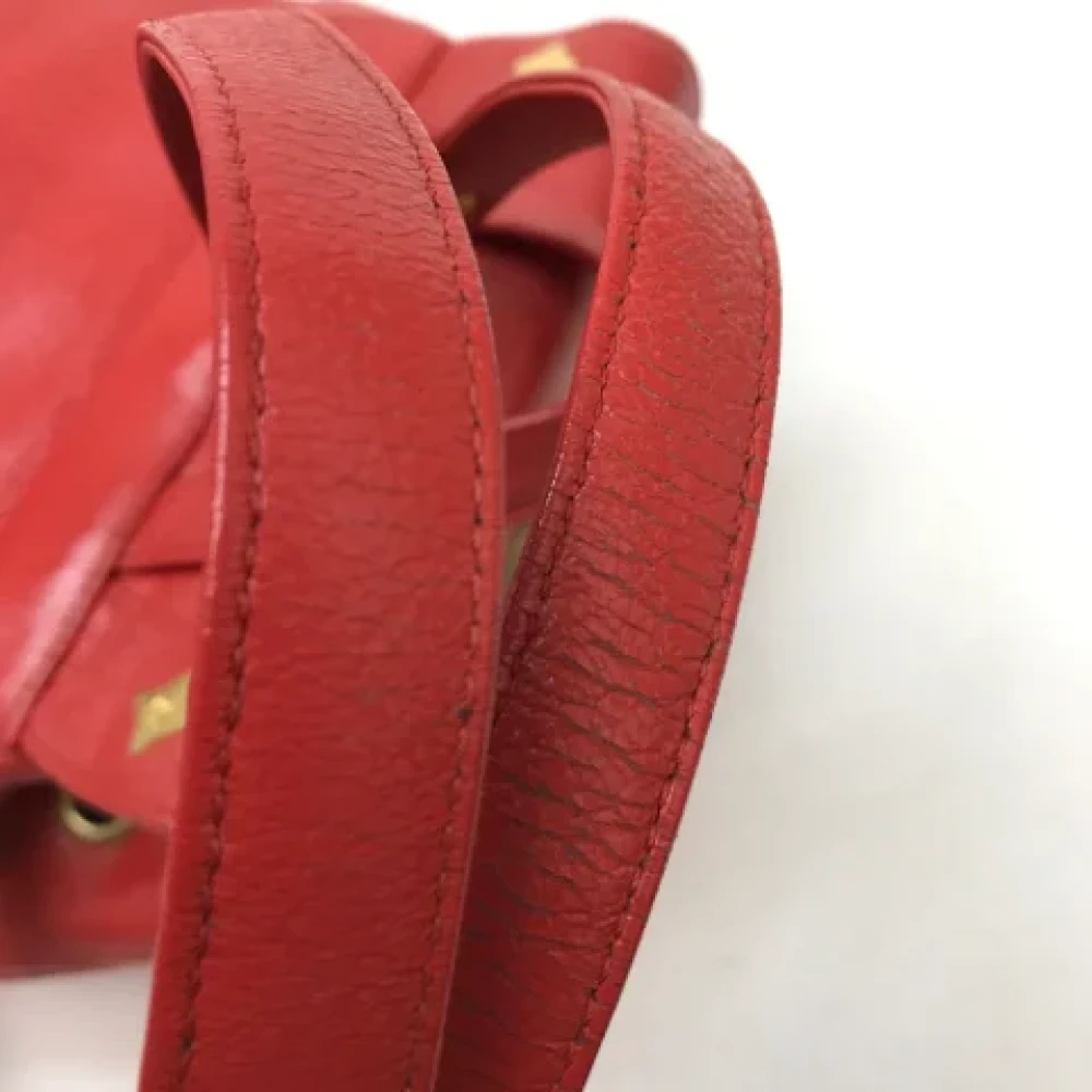 MCM Pre-owned Leather shoulder-bags Red Dames