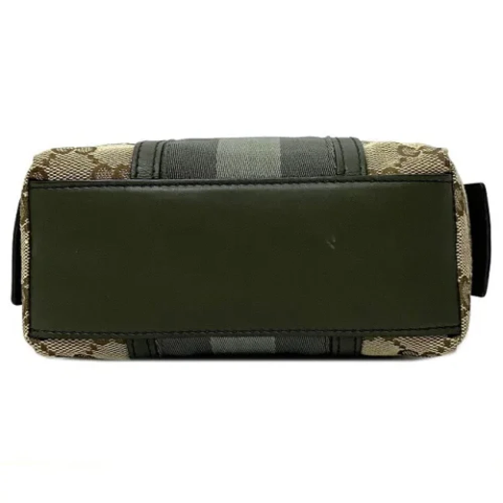 Gucci Vintage Pre-owned Canvas pouches Beige Dames