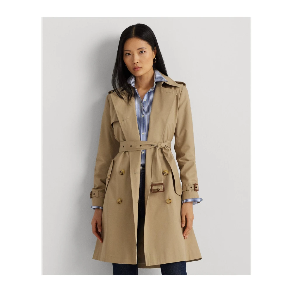 Ralph Lauren Klassieke beige trenchcoat Beige Dames