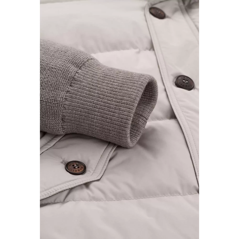Bugatti Stijlvol Gebreid Mouwloos Vest Beige Heren