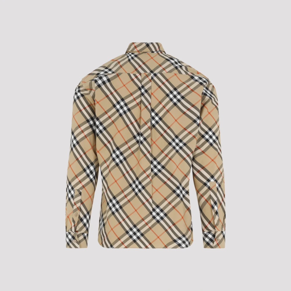 Burberry Moderne Shirt Nude Neutrals Beige Heren