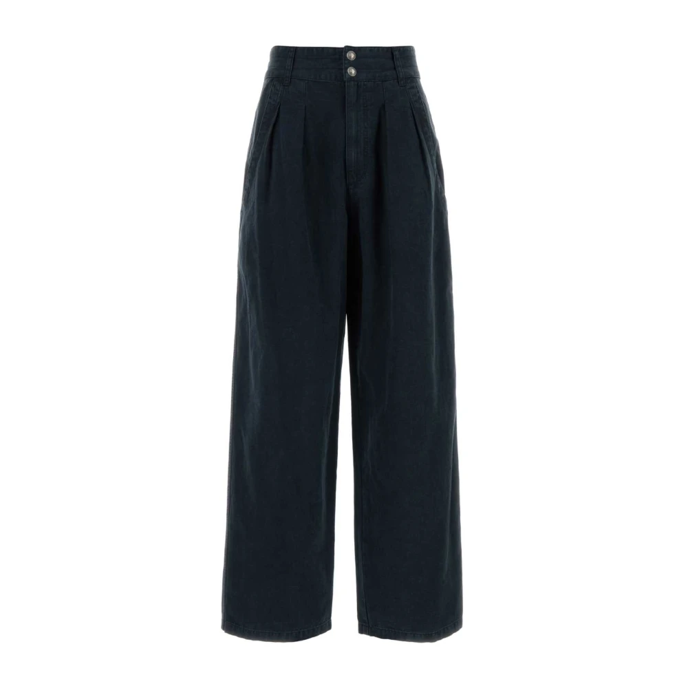 Marant Étoile Women's Black Nadine Wide-Leg Jeans