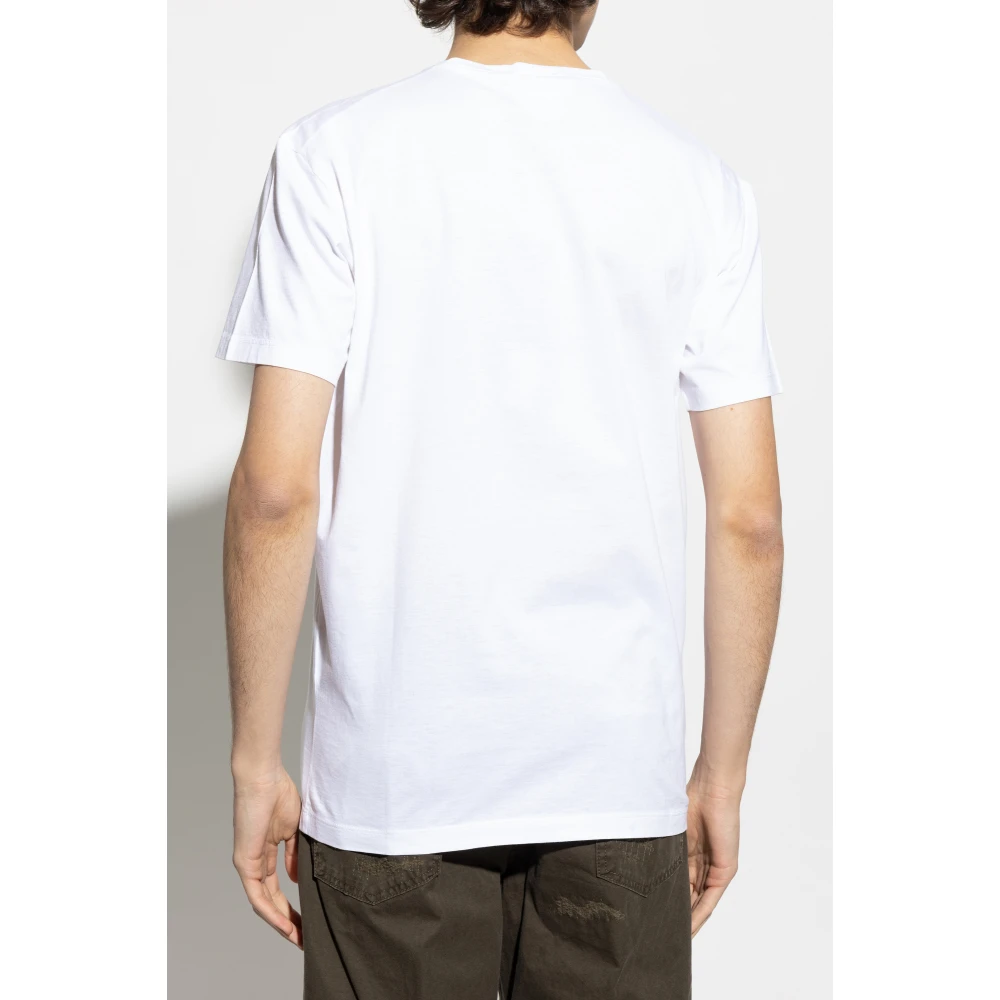 Dsquared2 T-shirt met print White Heren