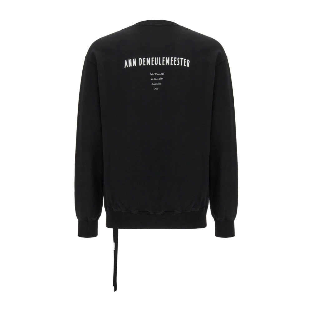 Ann Demeulemeester Casual Stijl Sweatshirt Black Heren