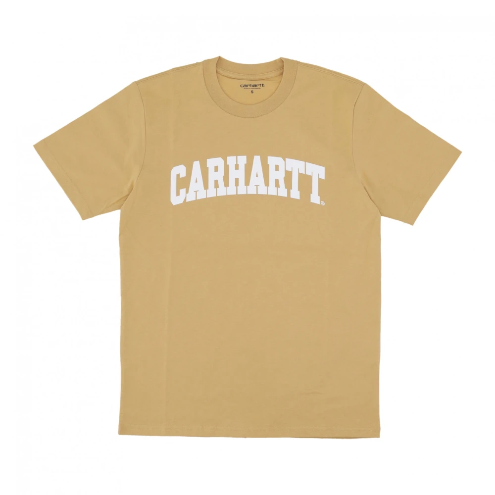 Carhartt WIP Bourbon White University Tee Streetwear Beige Heren