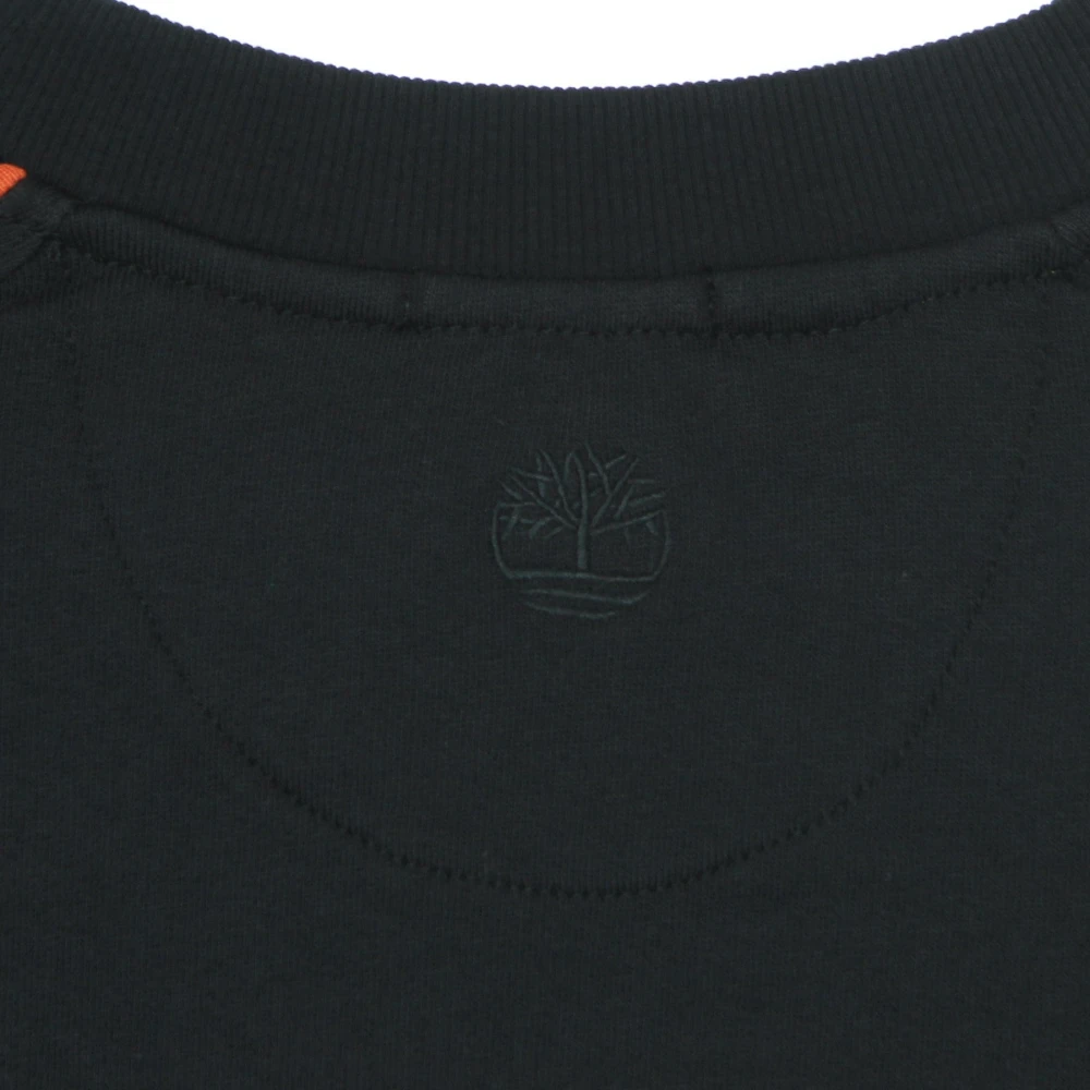Timberland Lichtgewicht Crewneck Sweatshirt Zwart Black Heren