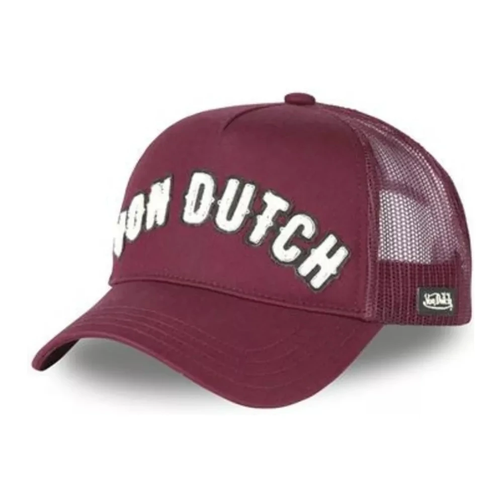 VON Dutch Granate Buckl Bo Trucker Cap Purple, Herr