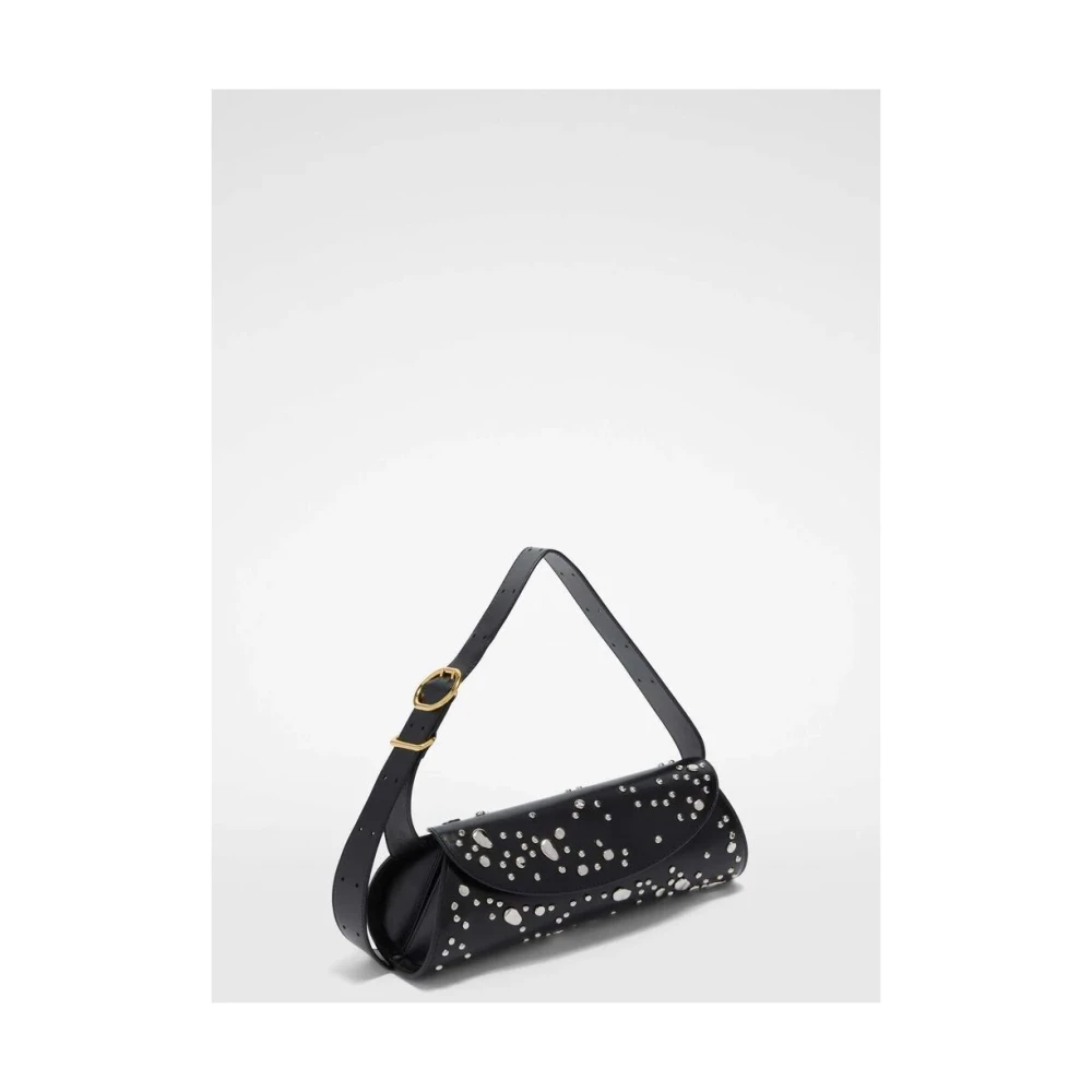 Jil Sander Kleine handtas met Cannolo-stijl Black Dames