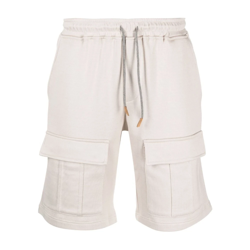 Eleventy Casual Bermuda Cargo Shorts in Beige Heren