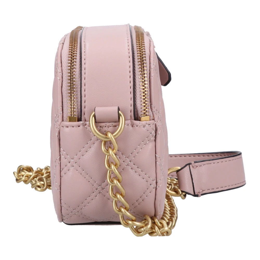 Guess Giully Quilted Camera Bag Pink Dames