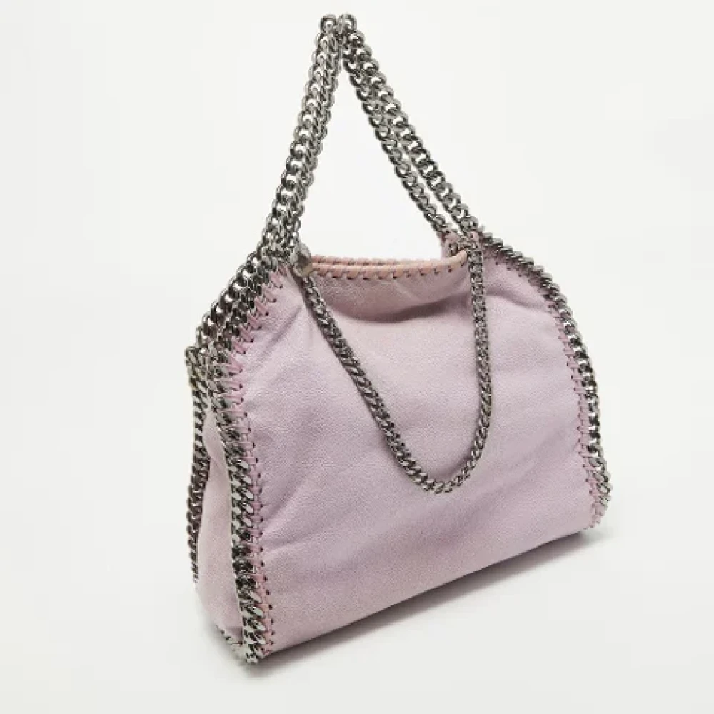 Stella McCartney Pre-owned Leather totes Purple Dames