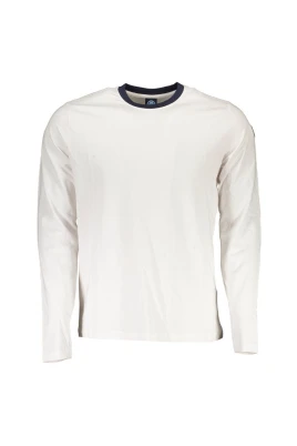Vit Bomull Crew Neck T-shirt