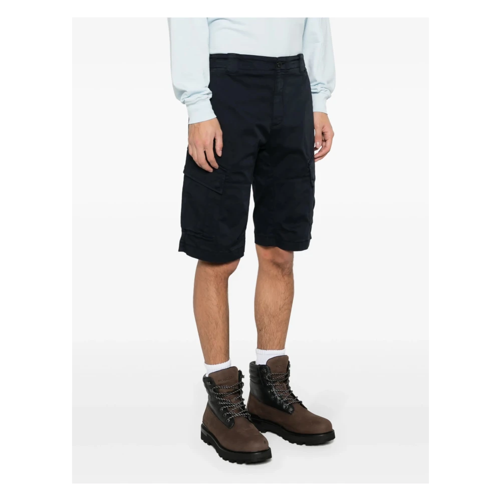 C.P. Company Blauwe Shorts voor Mannen Blue Heren