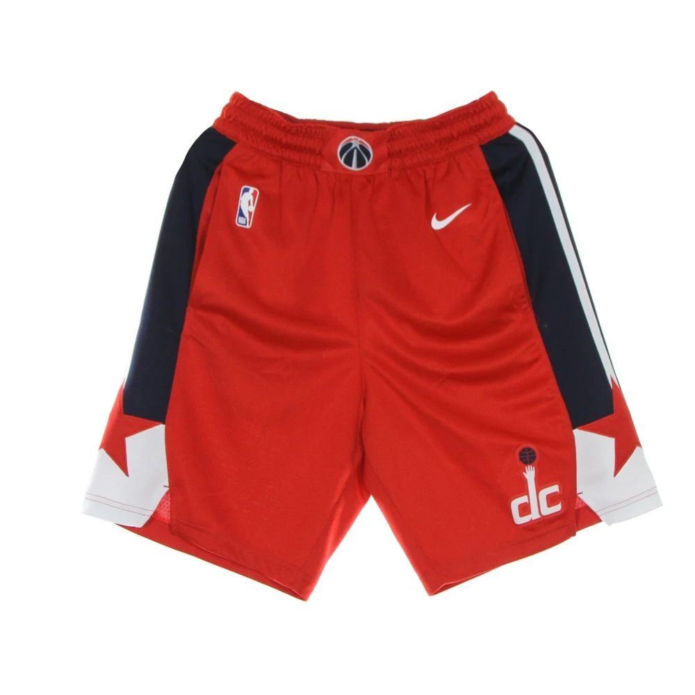 Nike NBA Swingman Basketball Shorts Washington Wizards Edition Red, Herr