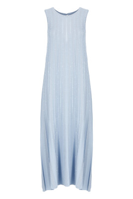 light-blue-sequin-v-neck-dress