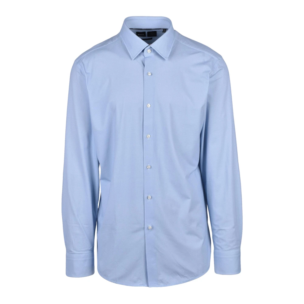 Hugo Blue Formal Shirts, Male, 3XL, Stretch Shirt