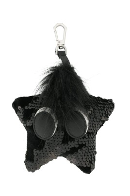 star-bag-charm-keychain-grey