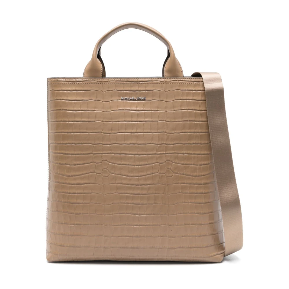 Michael Kors Hudson City Tote Tas Brown Heren